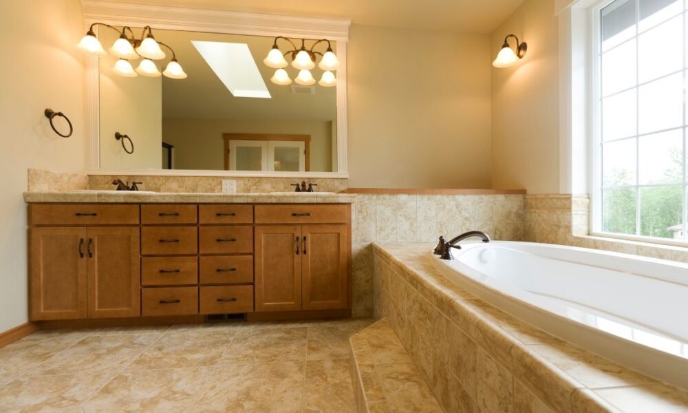 Photo inspiration: Fresh Look at Travertine In Luxury Bathroom Design Trends And Ideas