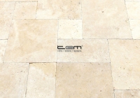 light travertine tumbled pattern