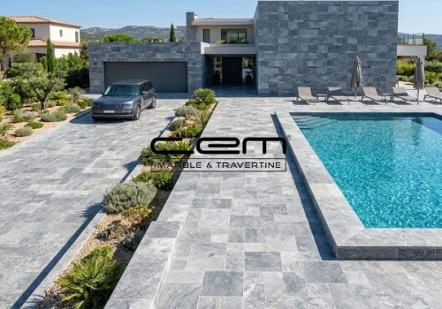 Blue Stone Marble Tumbled 