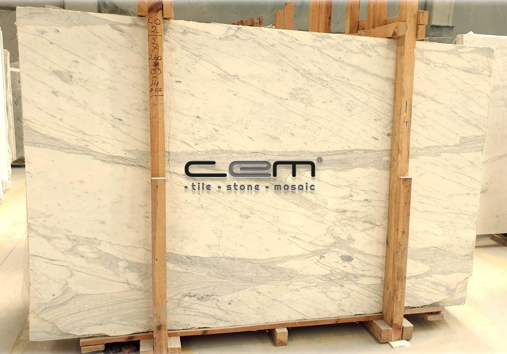 White Calacatta Marble Slab