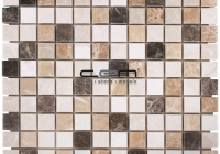 Dark emparador light beige spanish 1x1