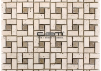 Mini pinüheel ivory classic noche tumbled eskitme