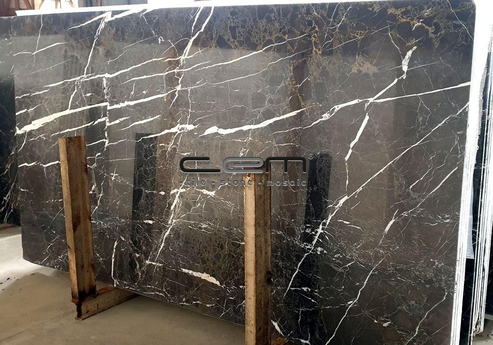 Nero Marquina Black Marble Slab