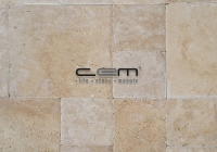 Classic Travertine Chiseled Edge Pattern Set