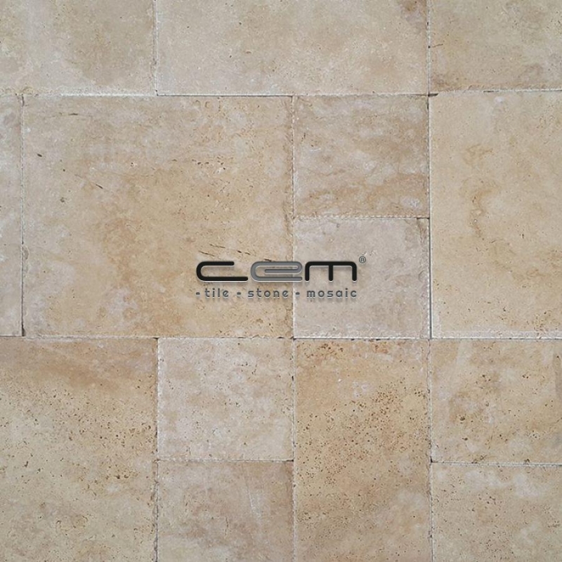 Classic Travertine Chiseled Edge Pattern Set