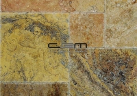 Scabas Travertine Chiseled Edge Pattern Set