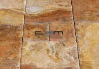 Scabas Travertine Pillowed Wavy Edge Pattern Set