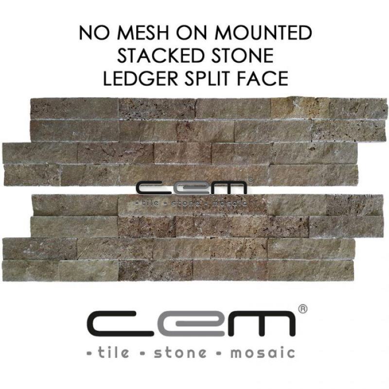 Noche Traverten Filesiz Panel Patlatma Mozaik