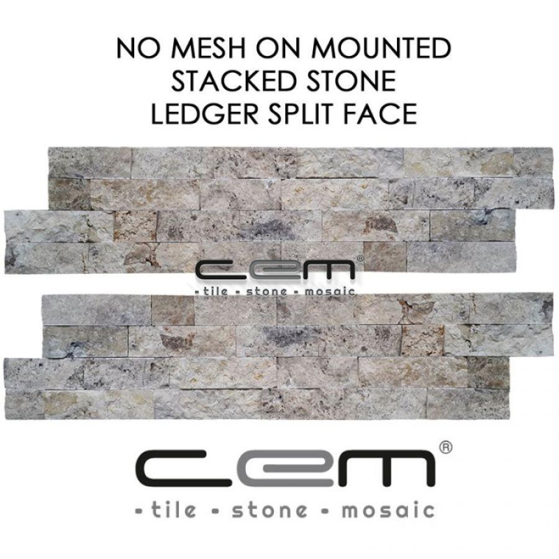 Philadelphia Traverten Filesiz Panel Patlatma Mozaik