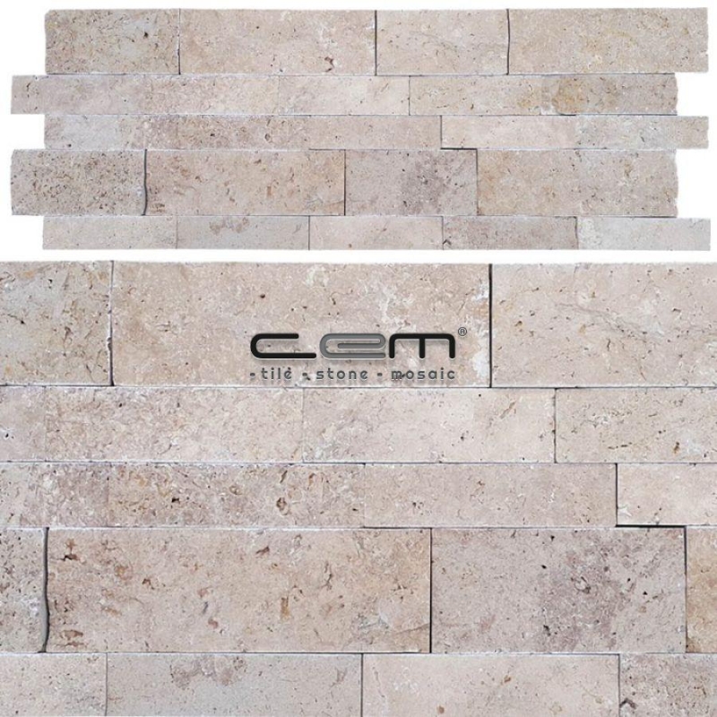 Klasik Traverten Panel Patlatma Mozaik