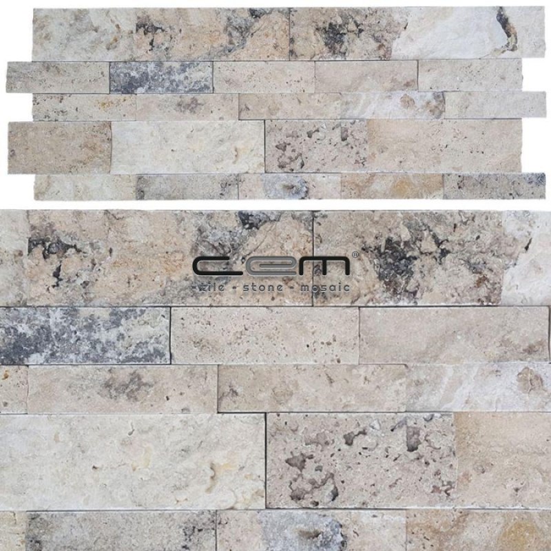 Philadelphia Traverten Panel Patlatma Mozaik