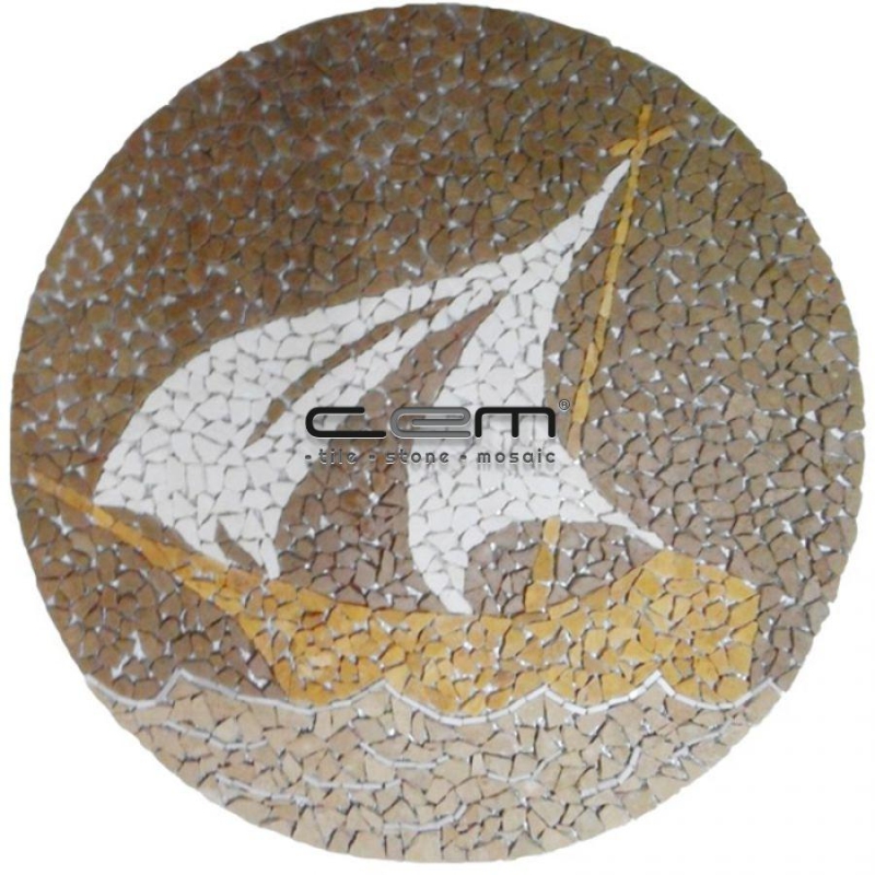 Boat Art Mosaic