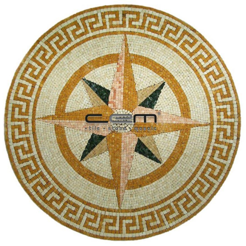 Compass Art Mosaic