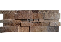 Noche Travertine 3D Cubic Wall Cladding Mosaic