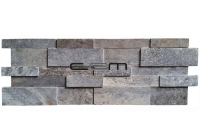 Silver Travertine 3D Cubic Wall Cladding Mosaic