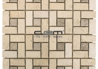 Ivory Noche Traverten Target Eskitme Mozaik