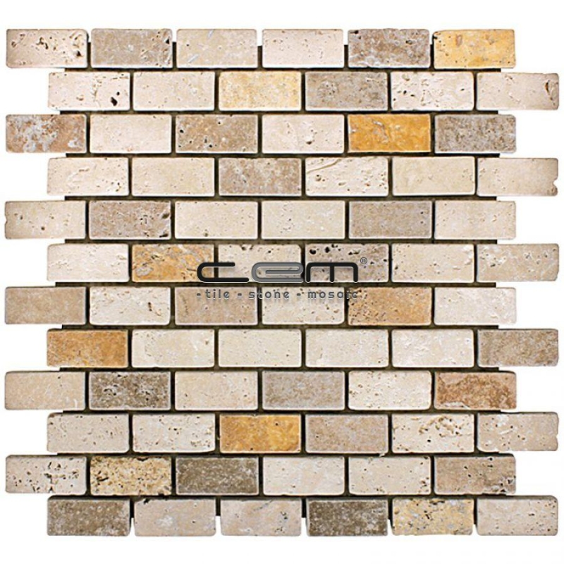 23mmx48mm Mix Traverten Eskitme Mozaik