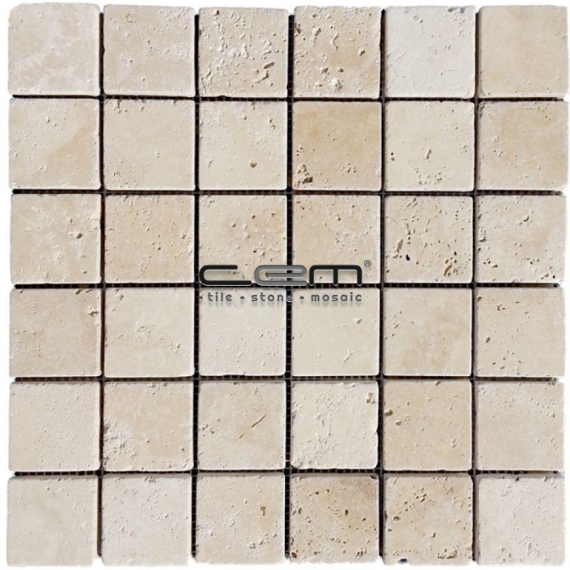 48mmx48mm Classic Traverten Eskitme Mozaik