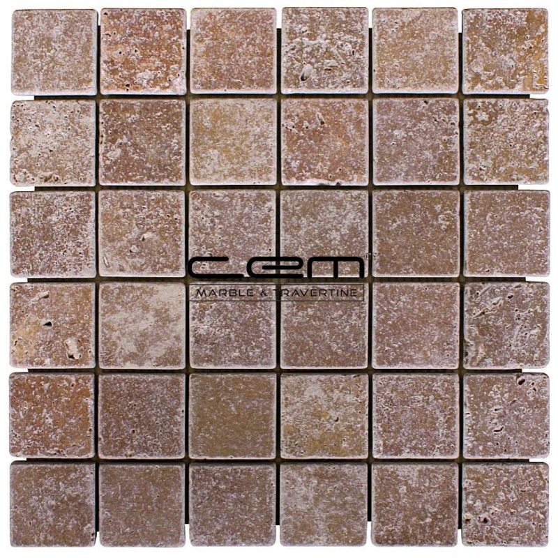 48mmx48mm Noche Traverten Eskitme Mozaik
