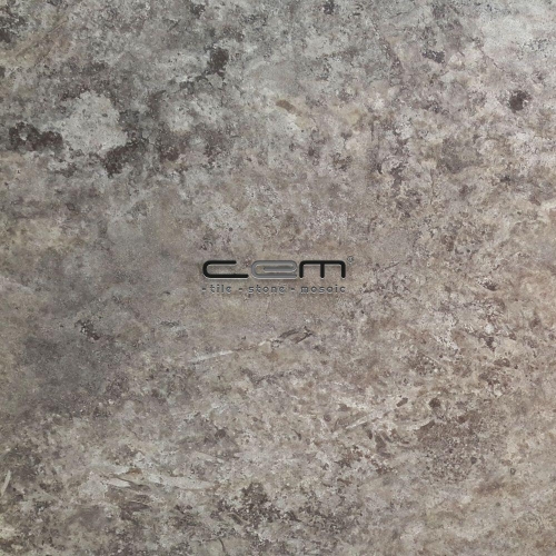 Silver Travertine Tile Filled Honed